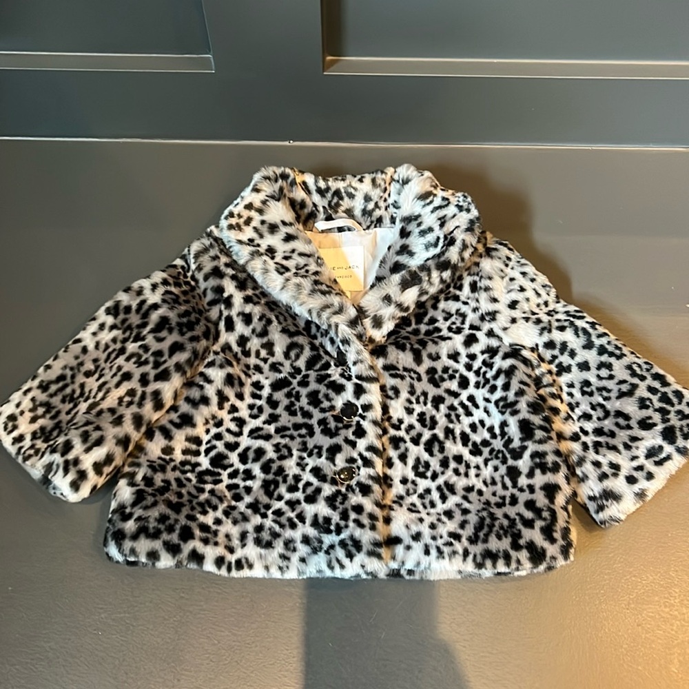 Janie and Jack 12-18m Leopard Jacket